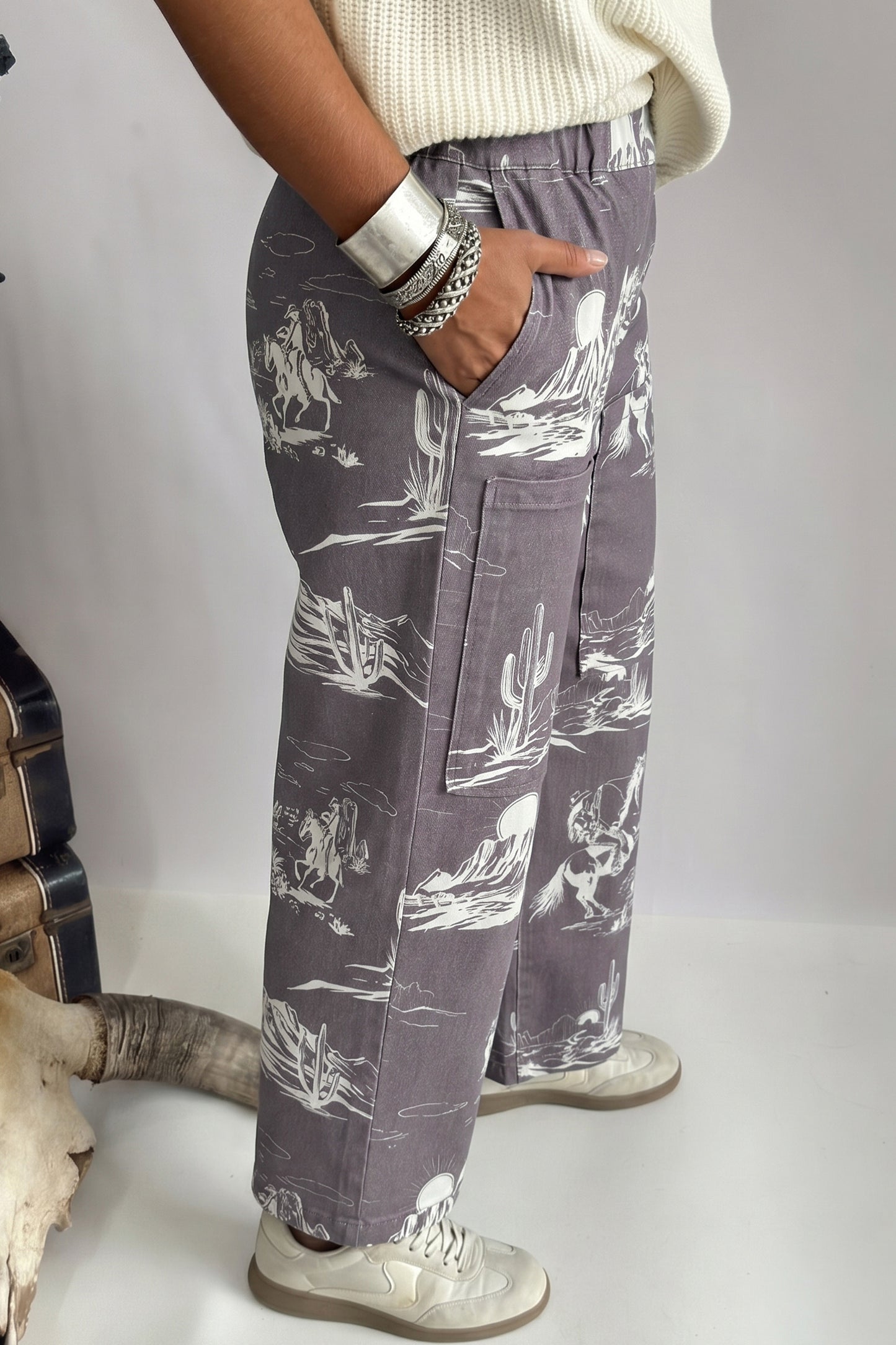 Wild West Rider Printed Jeans