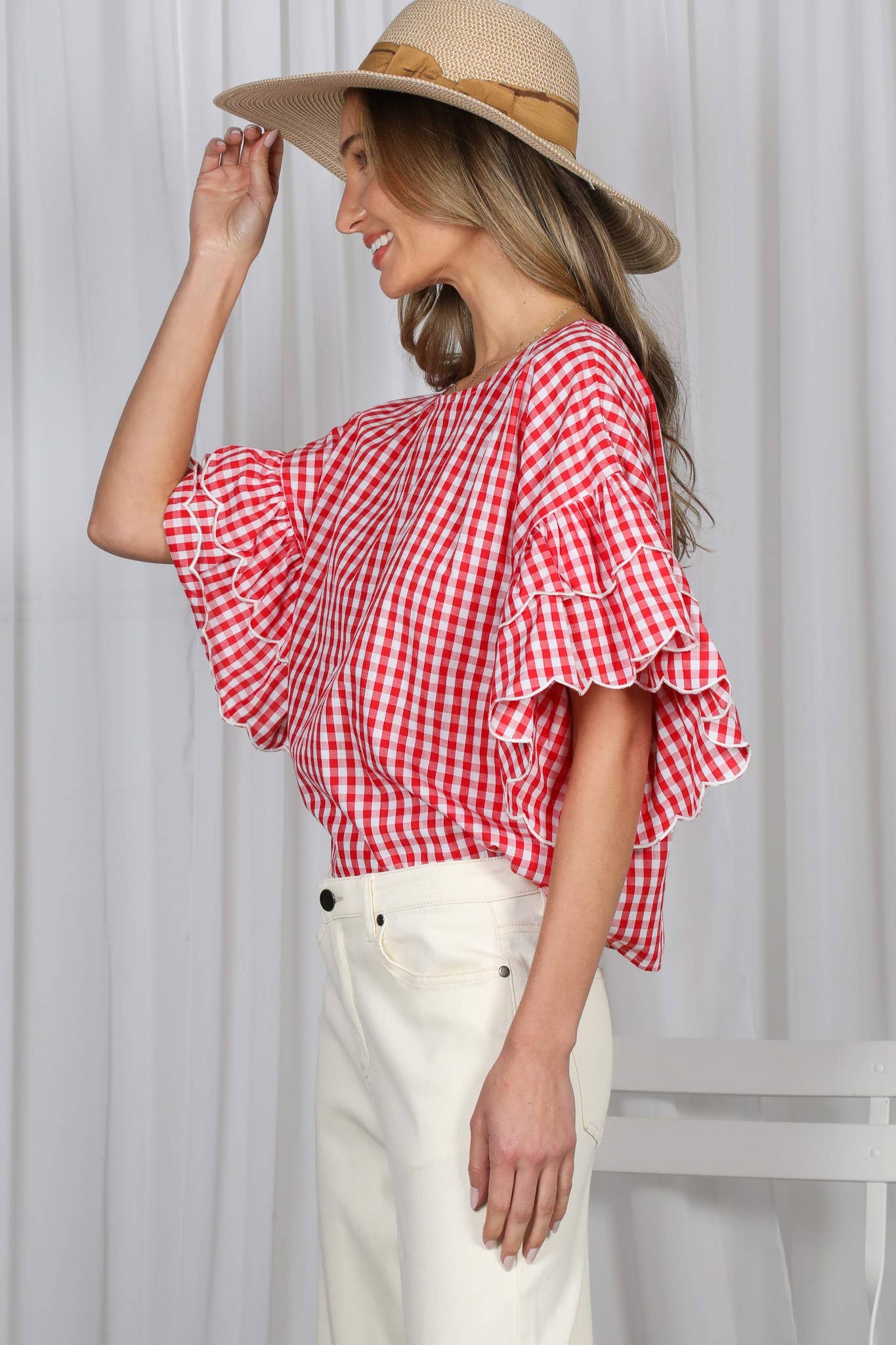 Prairie Picnic Ruffle Top
