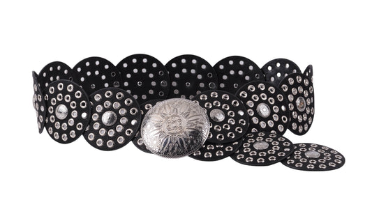 Wide Western Disc Belt with Grommets