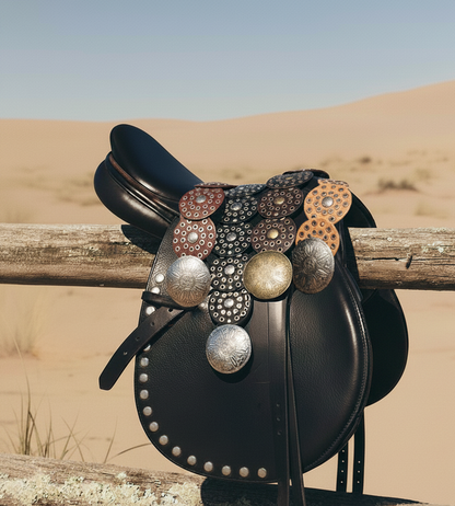 Wide Western Disc Belt with Grommets