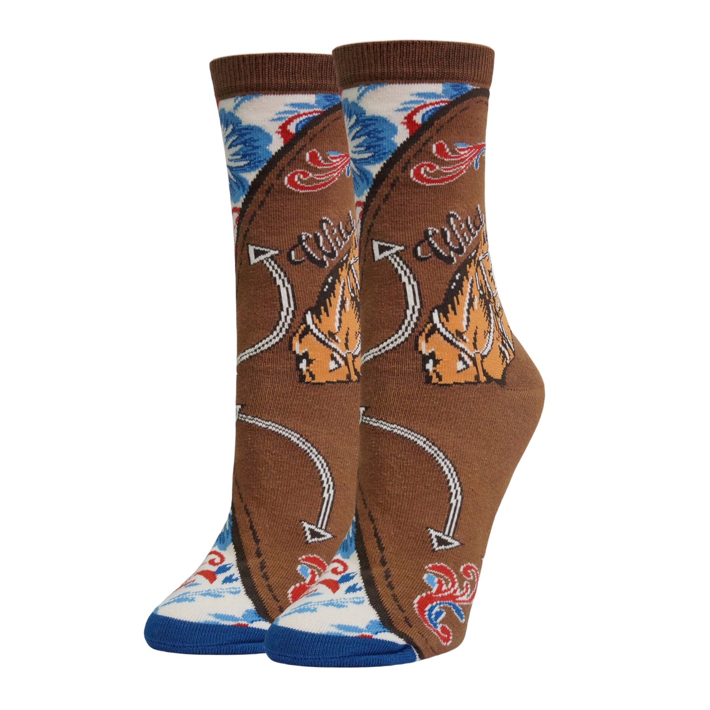 Urban Cowboy | Women’s Premium Cotton Crew Socks