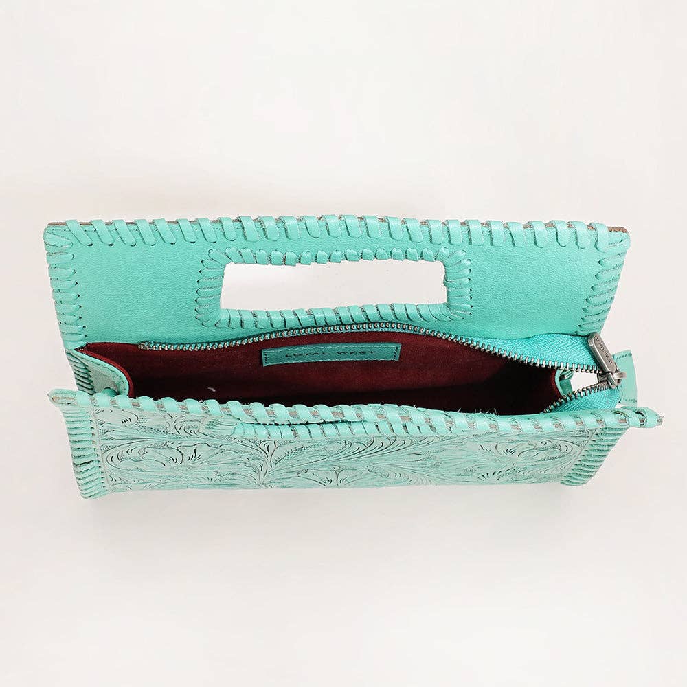 Alma Hand-Tooled Leather Crossbody Bag
