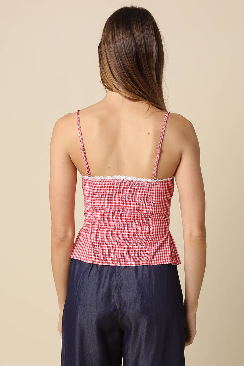 The Rodeo Sweetheart Peplum Cami