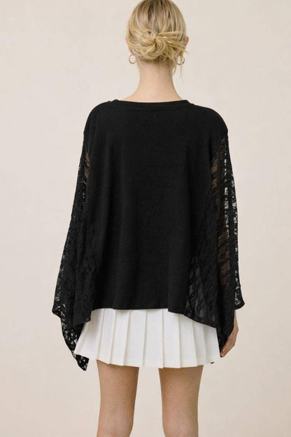 Free Bird 1776 Lace Wing Top