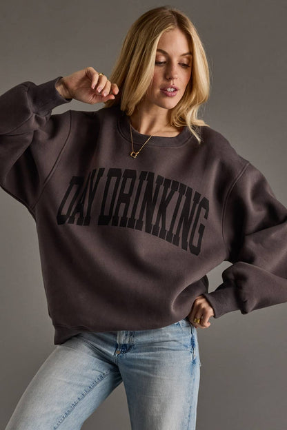 Day Drinking Graphic Sweatshirt