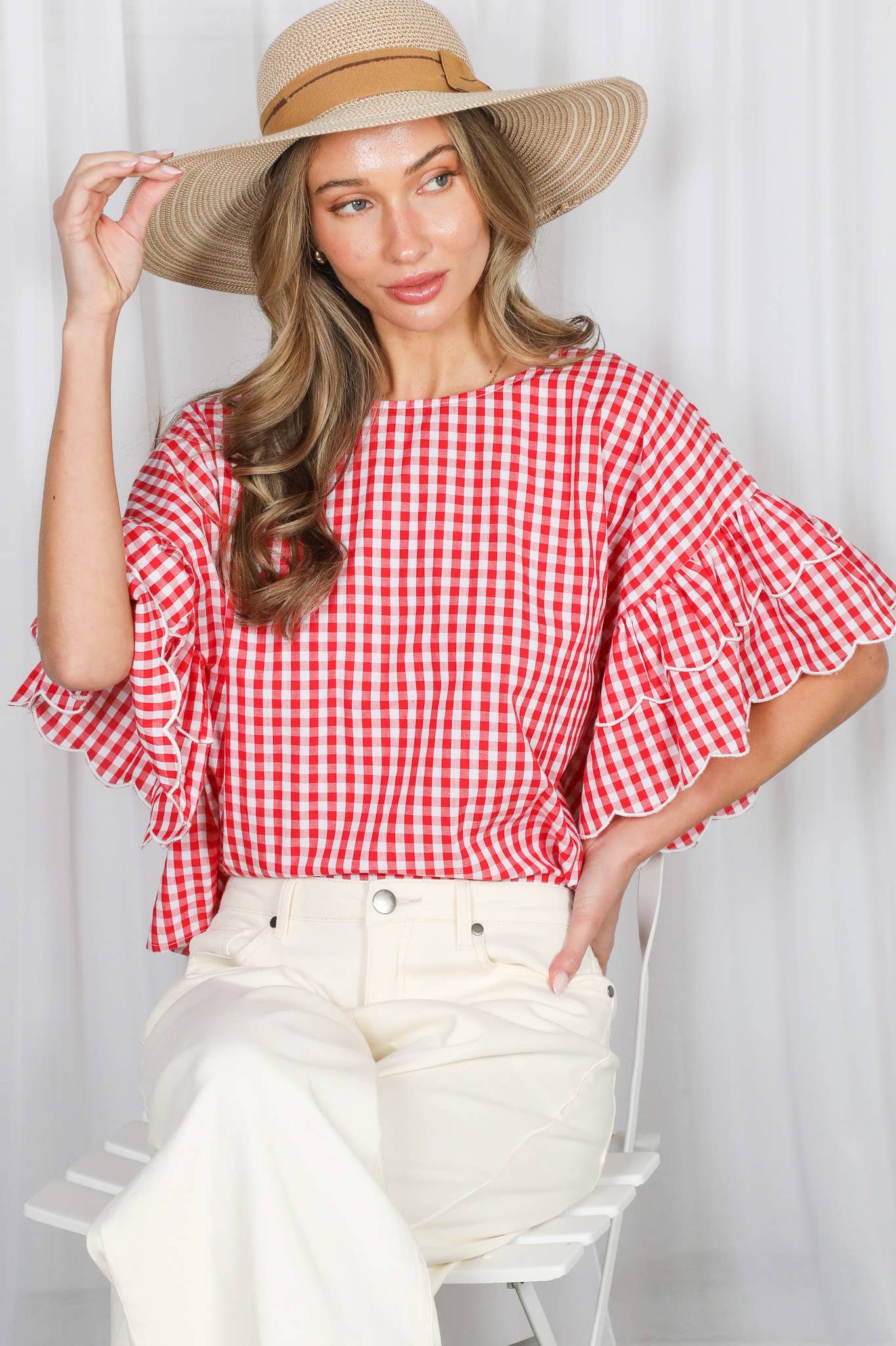 Prairie Picnic Ruffle Top
