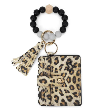 Wild Mesa Leopard Wristlet Wallet