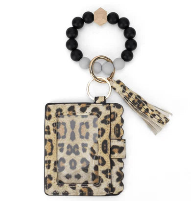 Wild Mesa Leopard Wristlet Wallet