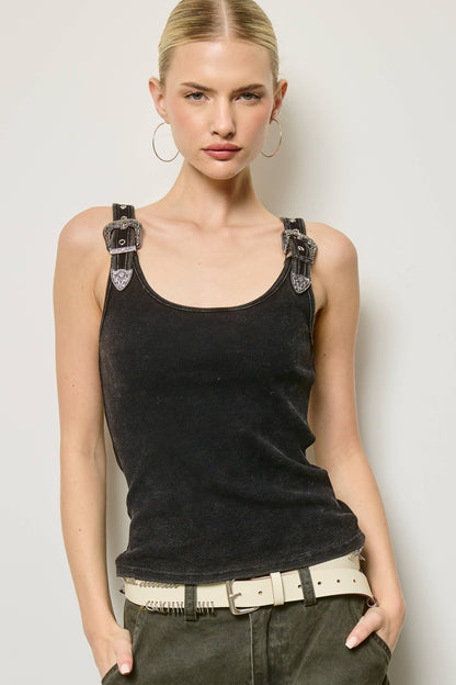 Silver Spur Buckle Tank