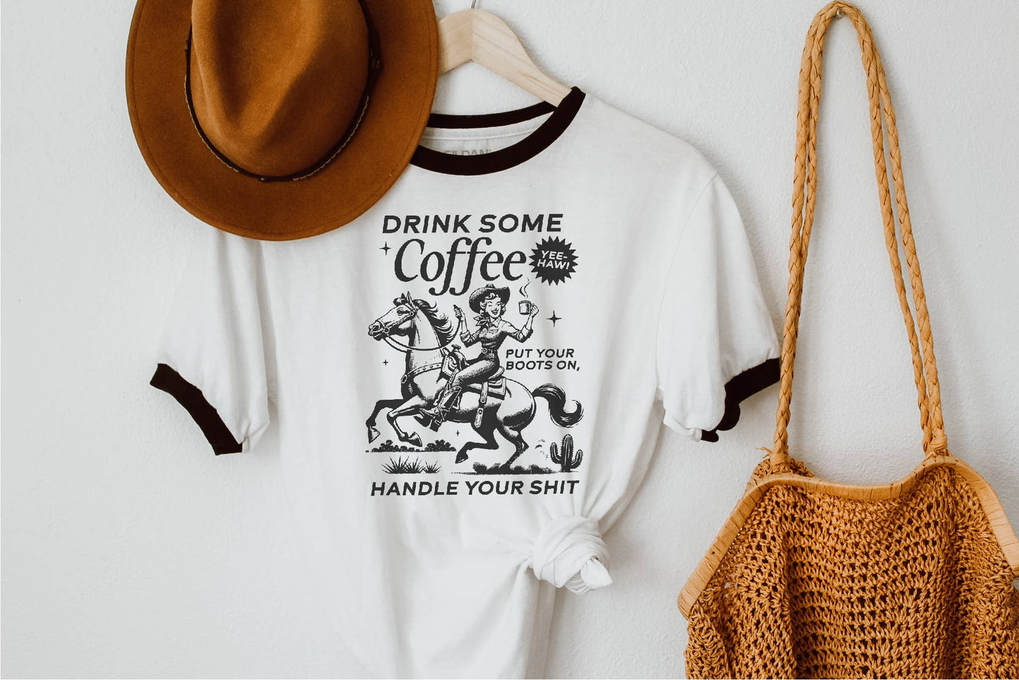 Handle Your Shit Ringer Tee