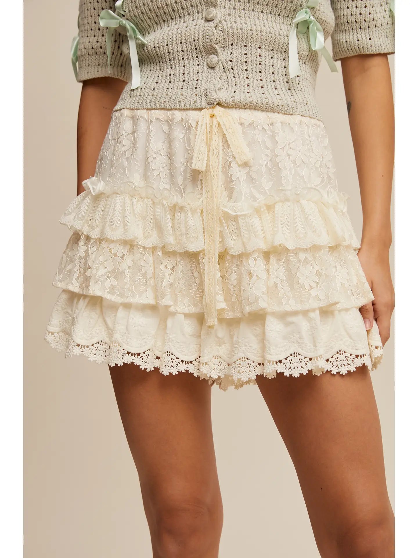 The Nashville Lace Bloom Shorts