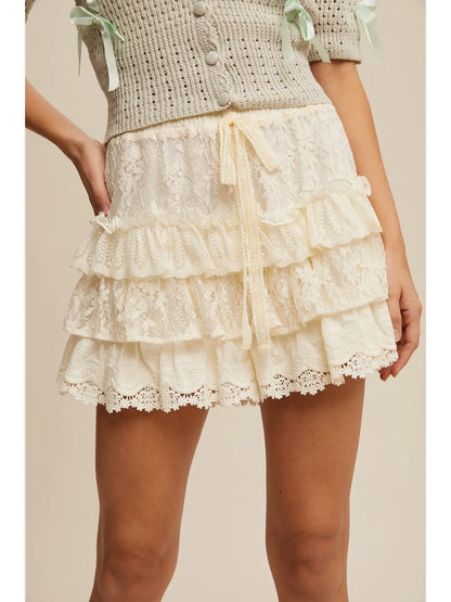The Nashville Lace Bloom Shorts