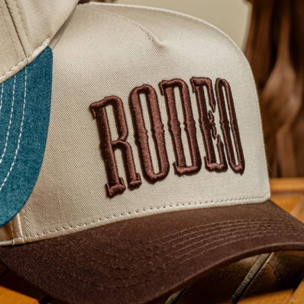 RODEO Two-Tone Embroidered Trucker Hat
