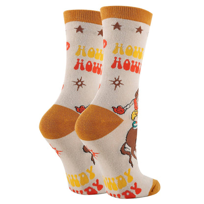 Saddle Up | Women’s Western Cowgirl Crew Socks