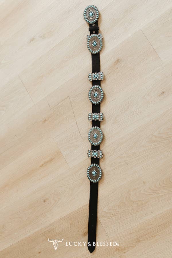 High Desert Turquoise Concho Belt