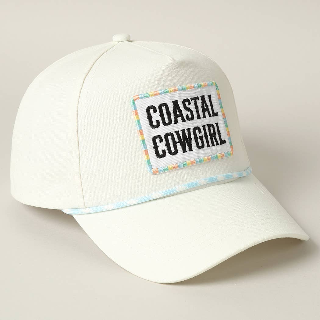 Coastal Cowgirl Patch Trucker Hat
