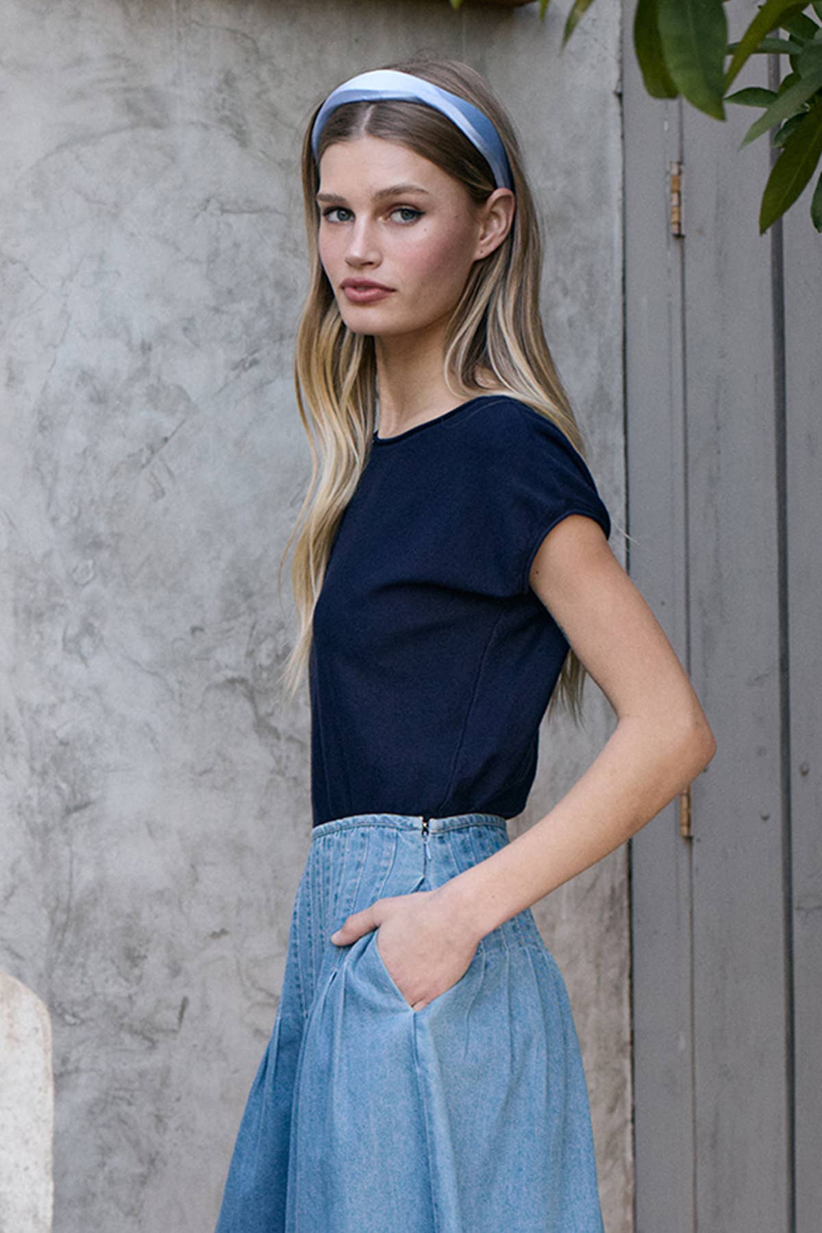 Cap-Sleeve Knit Top | Western Layering