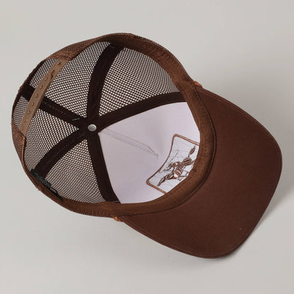Howdy Cowboy Embroidered Mesh Trucker Cap