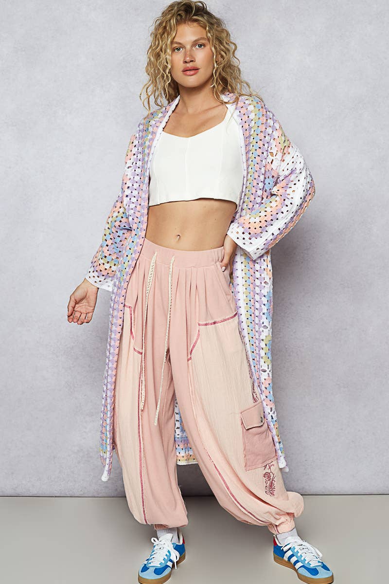 Desert Blooms Crochet Cardigan