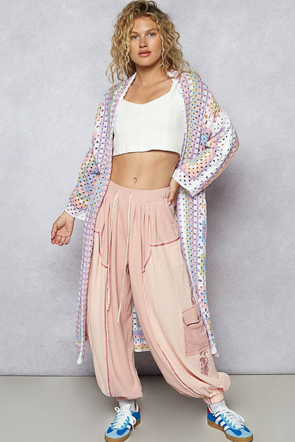 Desert Blooms Crochet Cardigan