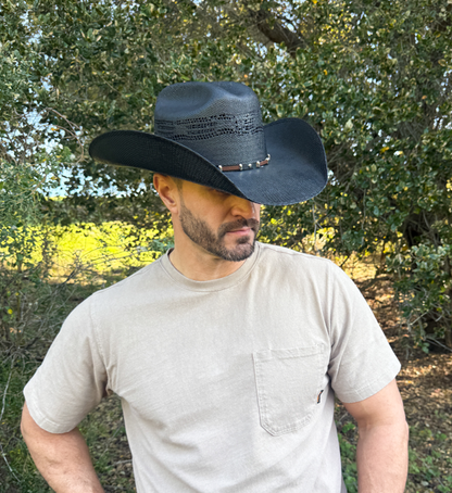 Bangora Straw Western Hat - Style Montana