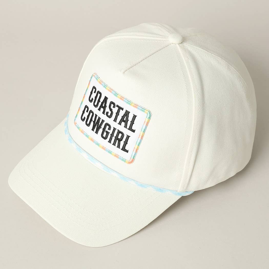 Coastal Cowgirl Patch Trucker Hat