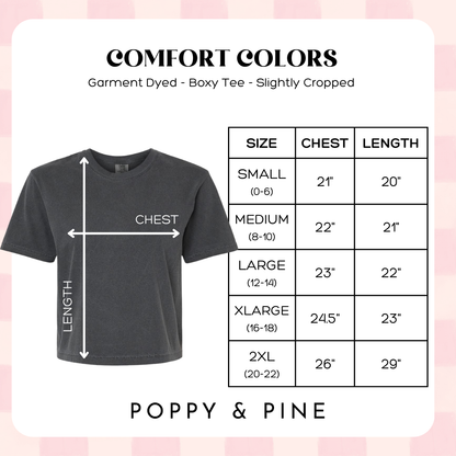 She’s a Good Girl Cropped Tee | Patriotic Graphic Crop Top