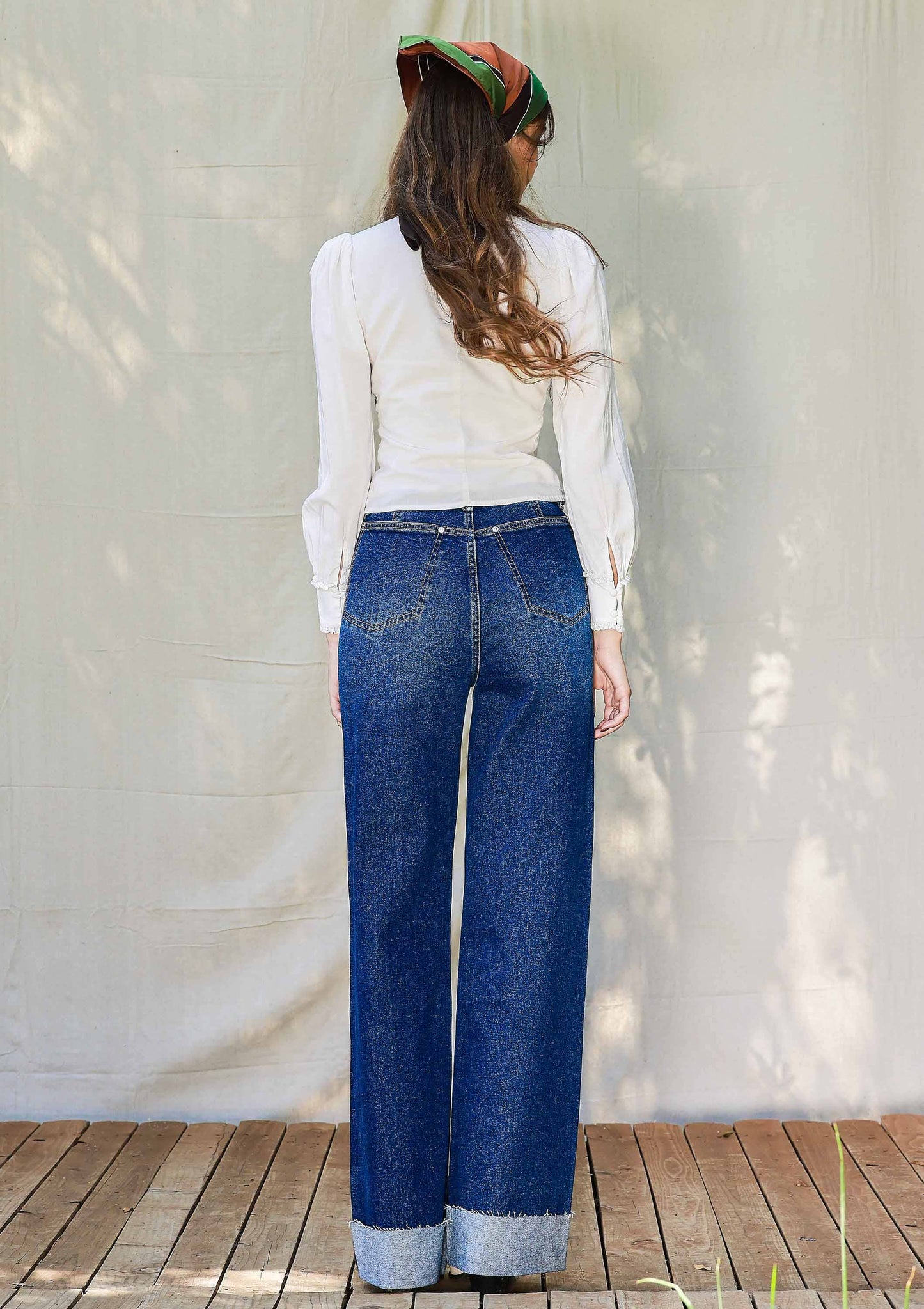 Cowgirl Classic Wide Leg Jeans – Dark Stone