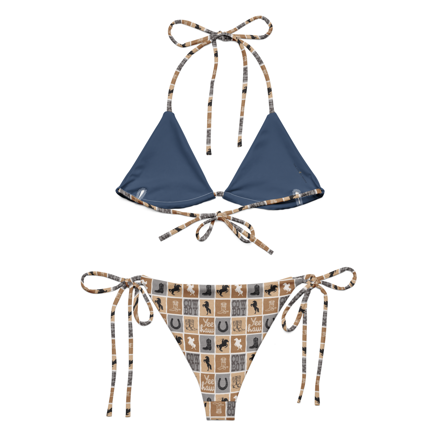 Wild West Charm - Cowboy Inspired String Bikini