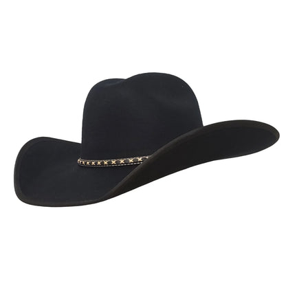 Justin Black Cotton Felt Western Hat