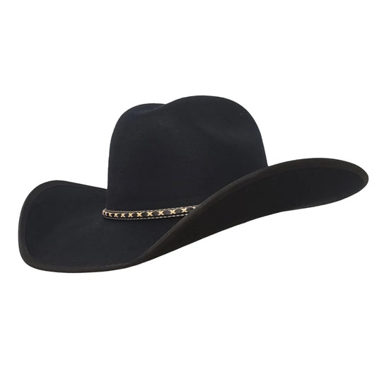 Justin Black Cotton Felt Western Hat