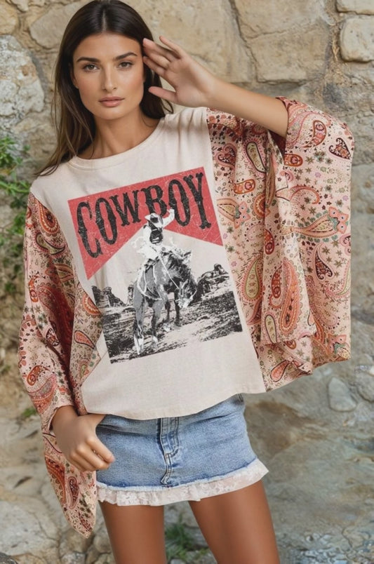 Wander West Vintage Cowboy Shirt